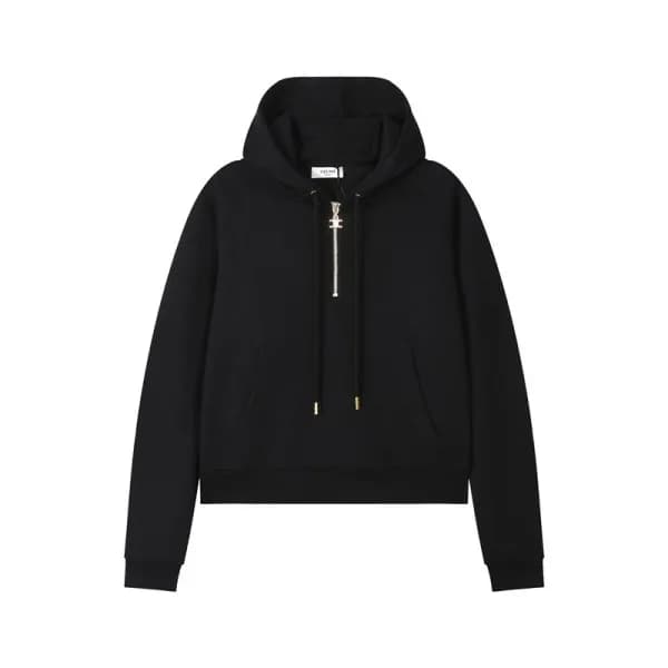 셀린느 여성 캐쥬얼 블랙 후드티 - Celine Womens Black Hoodie - c… - 1