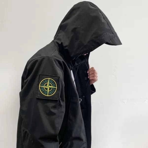 스톤아일랜드 남성 캐쥬얼 블랙 자켓 - Stone Island Mens Black Jack… - 1