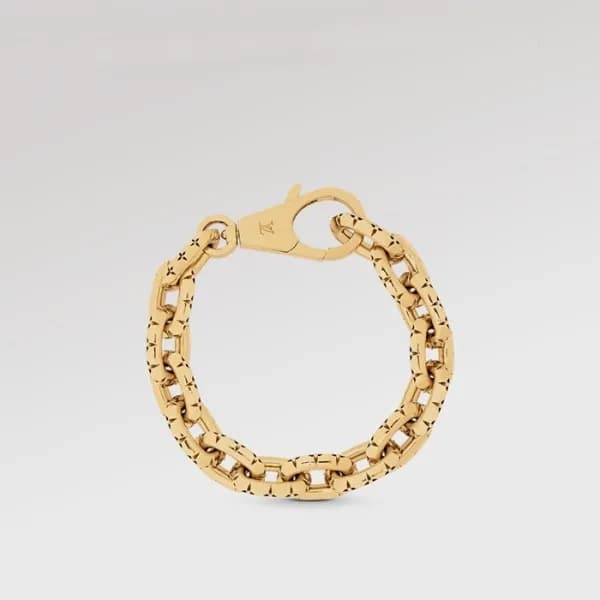 루이비통 남성 옐로우 골드 팔찌 - Louis vuitton Mens Yellow Gold… - 1