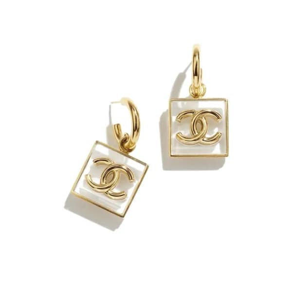 샤넬 여성 골드 이어링 - Chanel Womens Gold Earring - acc818… - 1