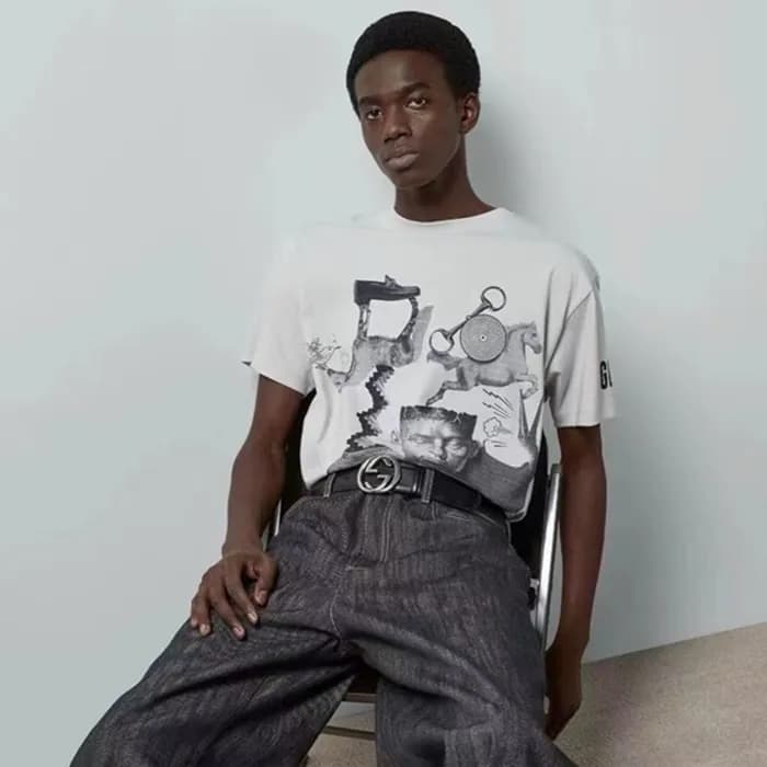 구찌 남성 라운드 반팔티 - Gucci Mens Round Tshirt - guc308x - 1