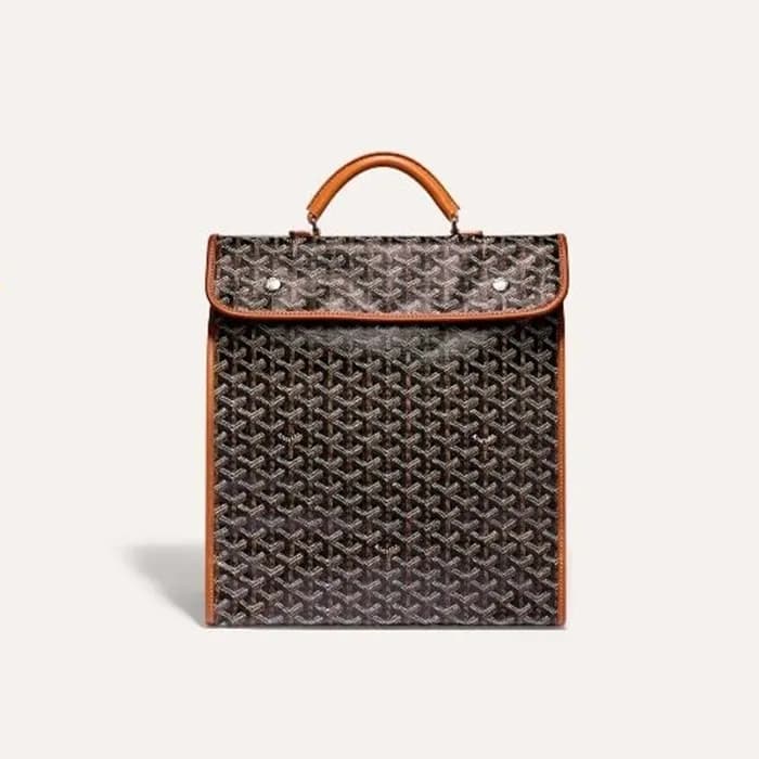 고야드 남/녀 블랙 탄 생레제르 백팩 - Goyard Unisex Saint Leger B… - 1