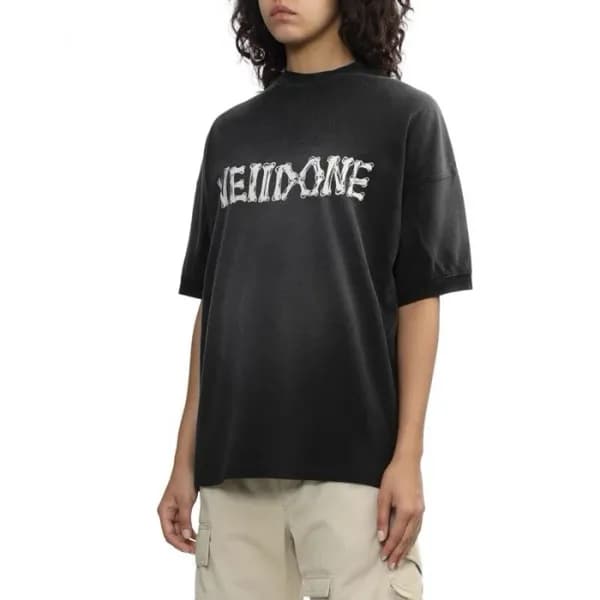발렌시아가 남성 블랙 반팔 티셔츠 - Balenciaga Mens Black Tshirts… - 1