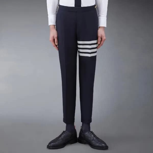 톰브라운 남성 클래식 슬랙스 - Thom Browne Mens Classic Slacks … - 1