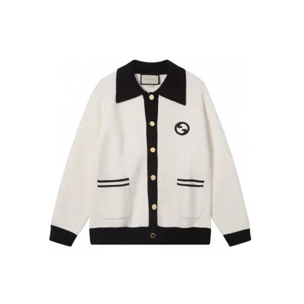 구찌 남/녀 폴로 가디건 - Gucci Unisex Polo Cardigan - guc18…