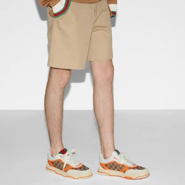 구찌 남성 리웹 스니커즈 - Gucci Mens Re-web Sneakers - gus15… - 1