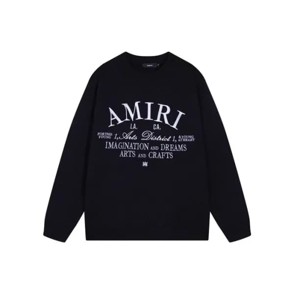 아미리 남성 라운드 니트웨어 - Amiri Mens Round Knitwear - amc3… - 1