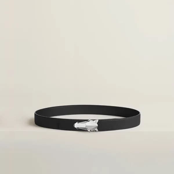 에르메스 남성 데스트리에 버클 리버서블 벨트 - Hermes Mens Destrier Bu… - 1
