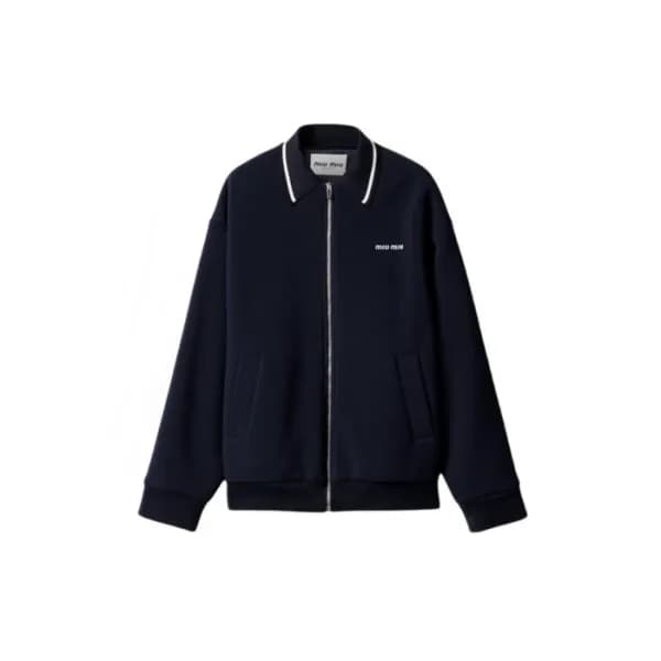 미우미우 남성 집업 니트웨어 - Miumiu Unisex Zip-up Knitwear - … - 1