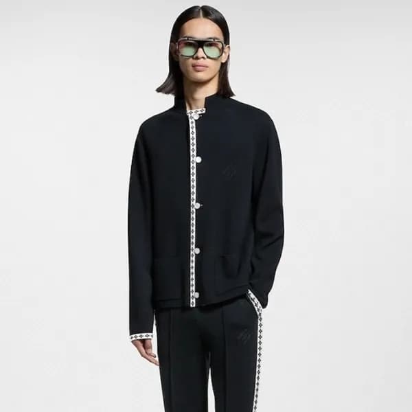 루이비통 남성 니트 재킷 - Louis vuitton Mens Knit Jacket - l… - 1
