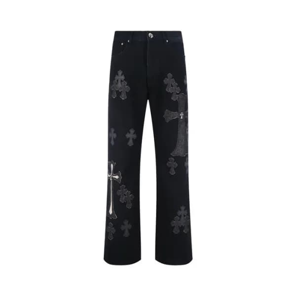 크롬하츠 남성 클래식 청바지 - Chrom Hearts Mens Classic Jeans … - 1