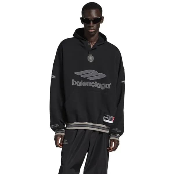 발렌시아가 남성 캐쥬얼 후드티 - Balenciaga Mens Casual Hoodie -… - 1