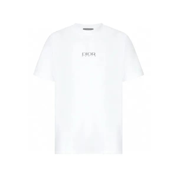 디올 남성 라운드 반팔 티셔츠 - Dior Mens Round Tshirt - dic126… - 1