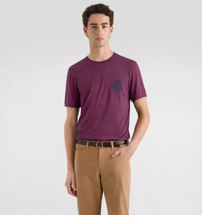 돌체앤가바나 남성 라운드 반팔 티셔츠 - Dolce&Gabbana Mens Round Ts… - 1