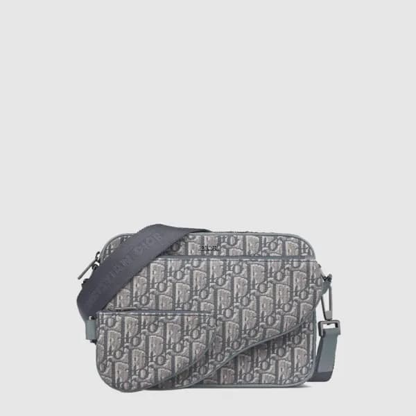 디올 남성 새들 트리플 파우치 - Dior Mens Saddle Triple Pouch -… - 1