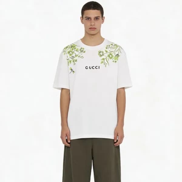 구찌 남성 라운드 반팔티 - Gucci Mens Round Tshirt - guc13796… - 1