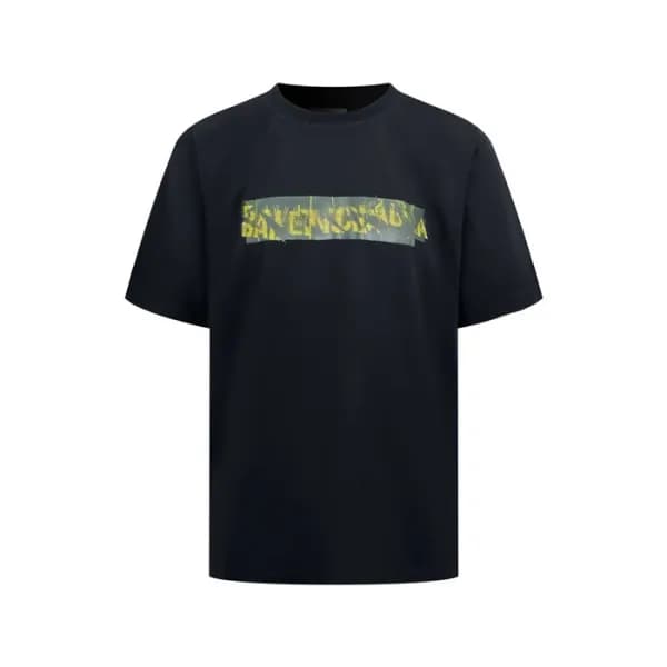 발렌시아가 남성 라운드 반팔 티셔츠 - Balenciaga Mens Round Tshirt… - 1