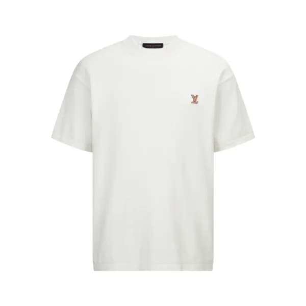 루이비통 남성 라운드 반팔 티셔츠 - Louis vuitton Mens Round Tshi… - 1