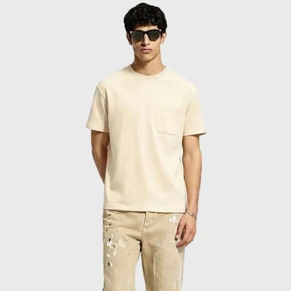 루이비통 남성 라운드 티셔츠 - Louis vuitton Mens Round Tshirt … - 1