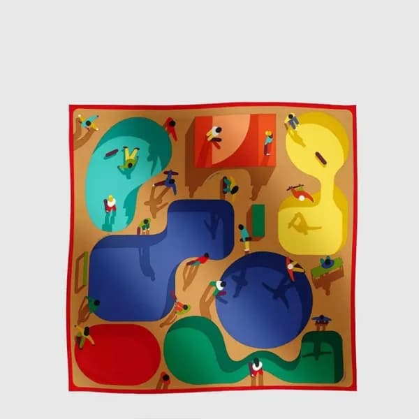 에르메스 여성 피겨스 리브르 스카프 - Hermes Womens Figures Libres… - 1