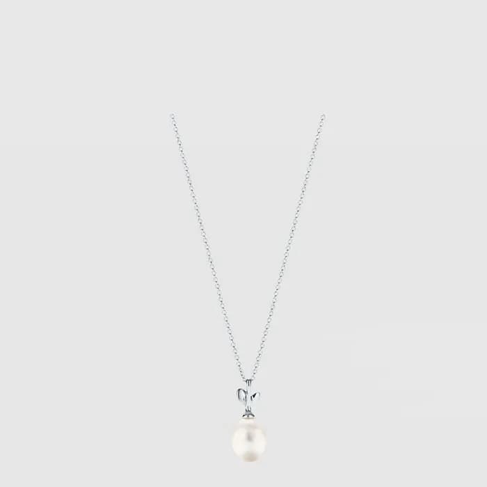 티파니 여성 올리브 리프 펄 펜던트 네크리스 - Tiffany Womens Olive Leaf Pearl Necklace - acc9209x - 1