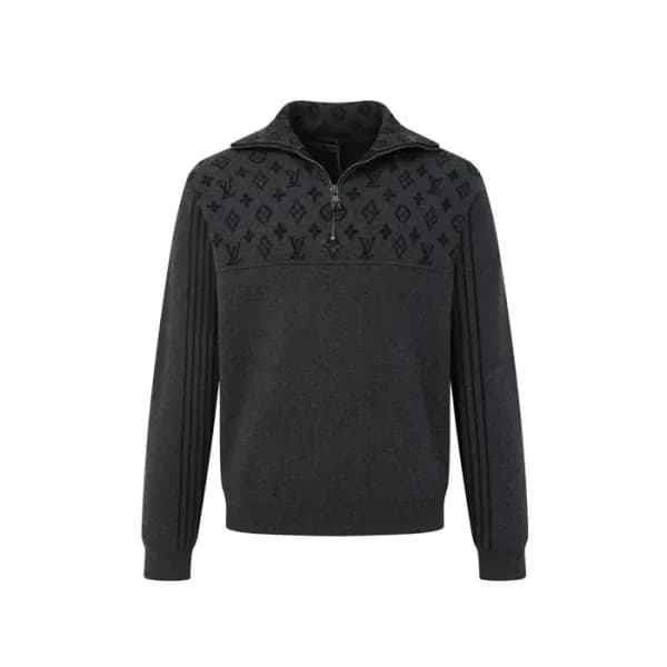 루이비통 남성 지퍼 스웨터 - Louis vuitton Mens Zipper Sweater - lvc17892x - 1