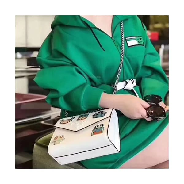 Prada Monochrome Chain Shoulder Bag,21cm - 프라다 모노크… - 1