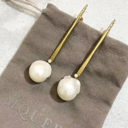 Alexander Mcqueen Yellow Gold Earring - 알렉산더 맥퀸 … - 1