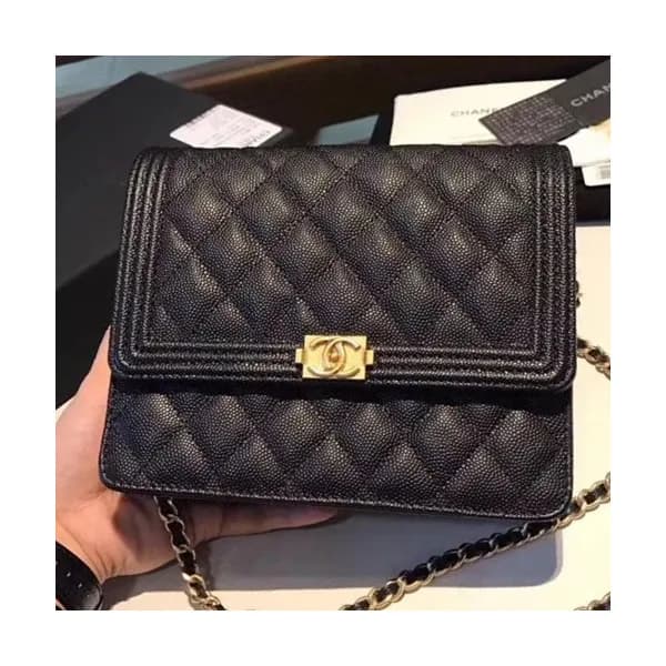 Chanel WOC Chain Cross Bag,17CM - 샤넬 WOC 체인 크로스백,C… - 1