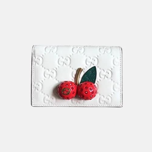 Gucci 2018 Ladies Cherry GG Card Case 476050 - 구찌 … - 1