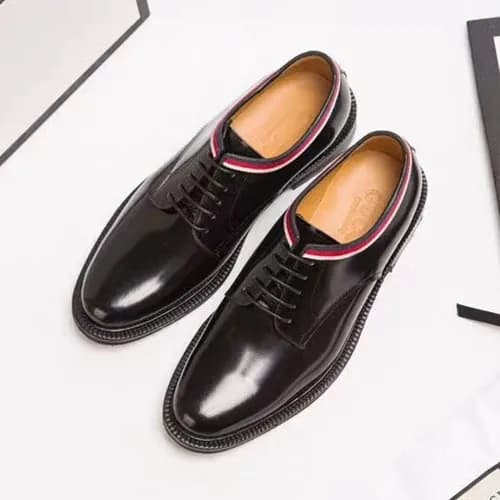Gucci 2018 Black Leather Oxford - 구찌 레더 옥스퍼드 GUC0… - 1