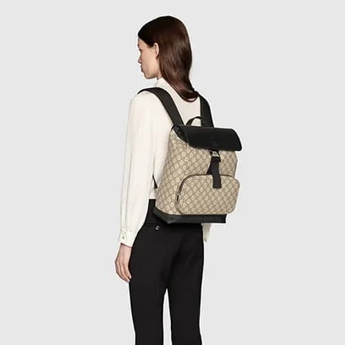 Gucci GG Surpreme Back Pack,26CM - 구찌 GG 수프림 백팩 40… - 1