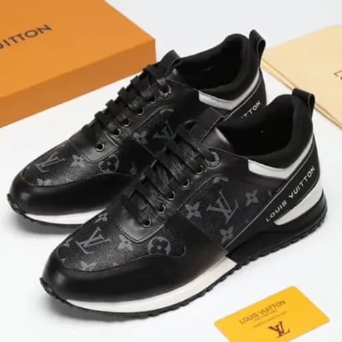 Louis vuitton 2018 Mens Monogram Sneakers Black - … - 1