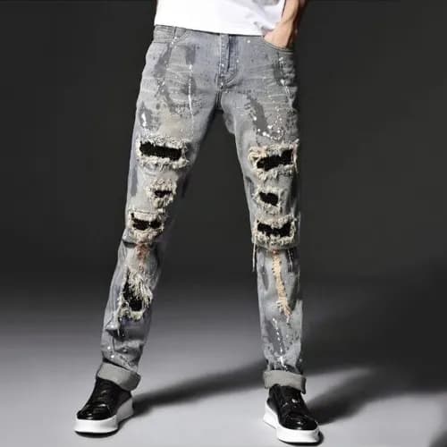 Balmain 2019 Mens Denim Pants - 발망 남성 신상 데님 팬츠 Bam… - 1