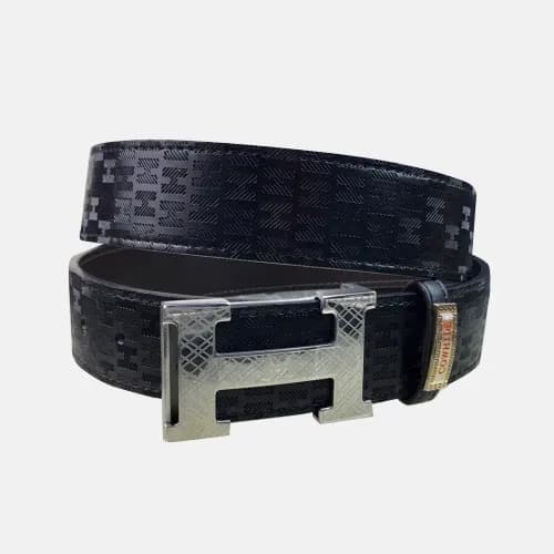 Hermes 2019 Mens Business Signature Logo Leather B… - 1