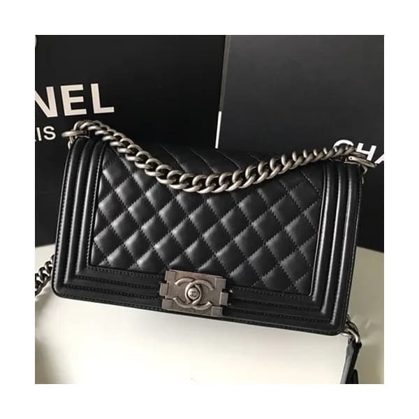 Chanel Leboy Chain Shoulder Bag,25CM - 샤넬 르보이 체인 숄… - 1