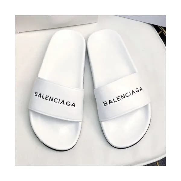 Balenciaga 2019 Mm/Wm Logo Leather Slipper - 발렌시아가… - 1