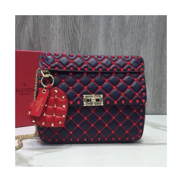 Valentino 2019 Leather Rockstud Spike Tote Shoudle… - 1