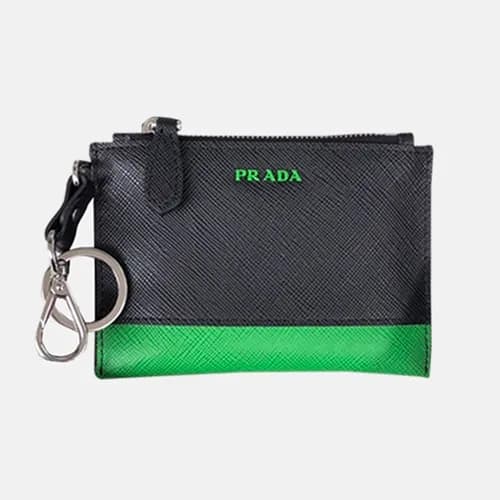 Prada 2019 Saffiano Card Purse / Wallet / Key Hold… - 1