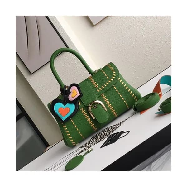 Delvaux 2019 Leather Tote Shoulder Bag,28s CM - 델보… - 1