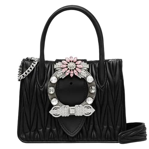 MiuMiu 2019 Lady Tote Shoulder Cross Bag,23cm - 미우… - 1