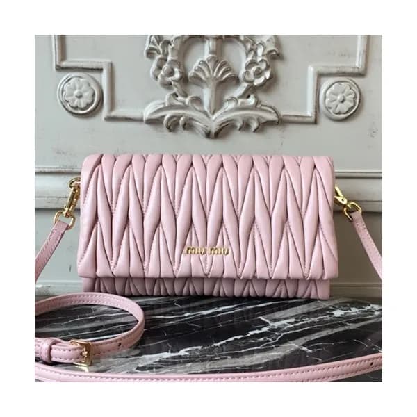 MiuMiu 2019 Matelasse Shoulder Cross Bag,21.5cm … - 1