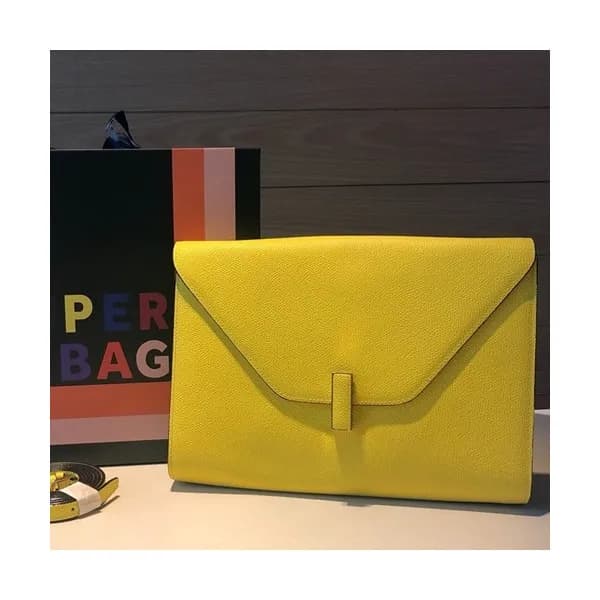 Valextra 2019 Epsom Leather Shoulder Bag,28CM - 발렉… - 1
