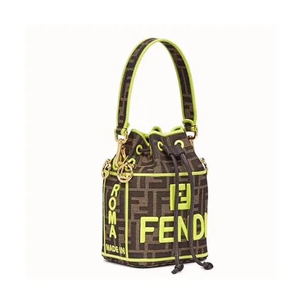 Fendi 2019 Mon Tresor Bucket Tote Shoulder Bag ,18… - 1