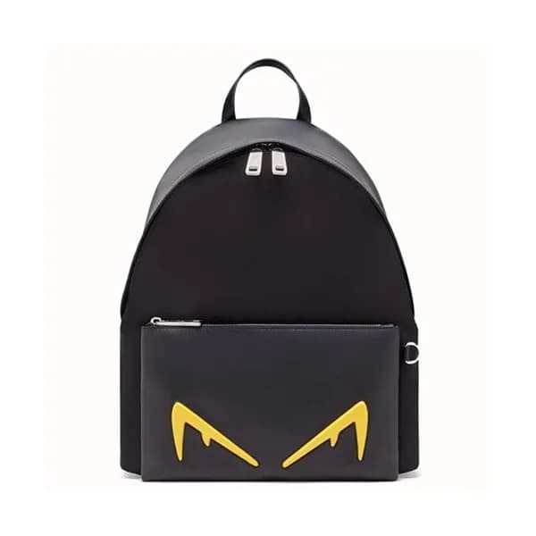 Fendi 2019 Nylon & Leather Back Pack ,38CM - 펜디 20…