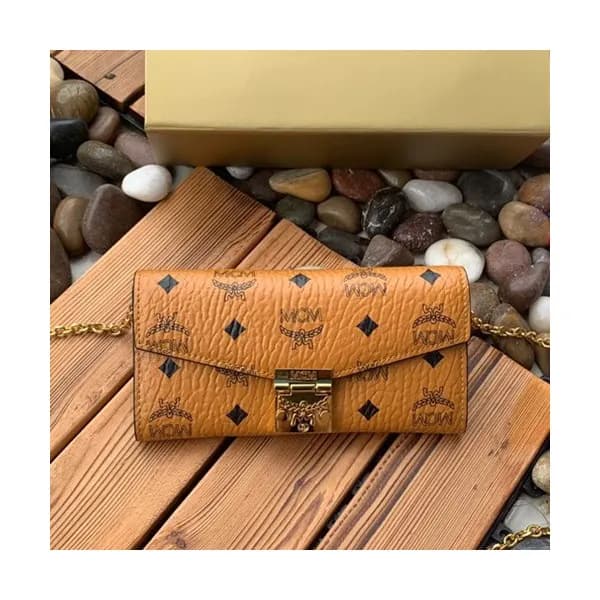 MCM 2019 Visetos Wallet Chain Shoulder Cross Bag,1… - 1