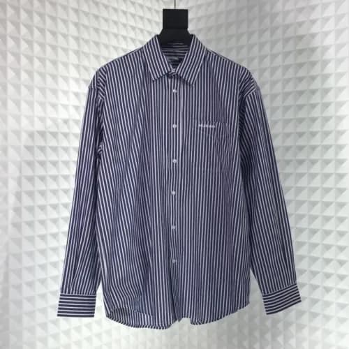 Balenciaga 2019 Mm/Wm Logo Slim Fit Cotton shirt -… - 1