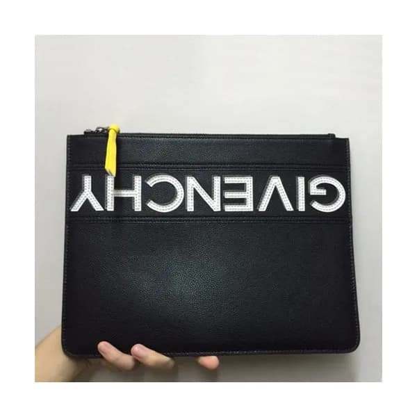 Givenchy 2019 Leather Clutch Bag,30cm - 지방시 2019 레… - 1