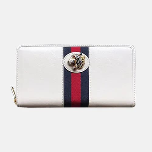Gucci 2019 Rajah Tiger Head Zip Round Wallet 57379… - 1