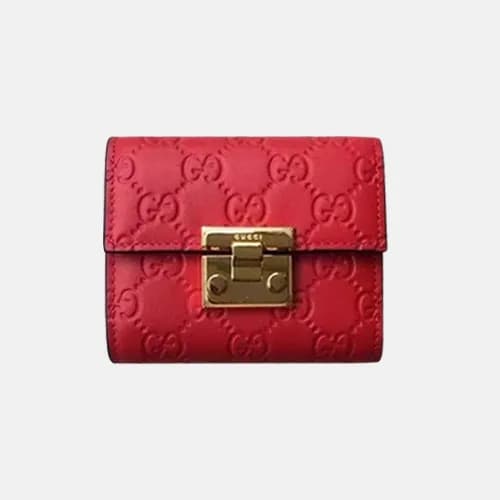 Gucci 2019 Padlock Leather Wallet,453155 - 구찌 패드락 … - 1